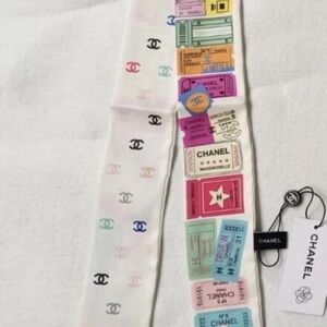 Chanel Multicolor Slim Scarf
